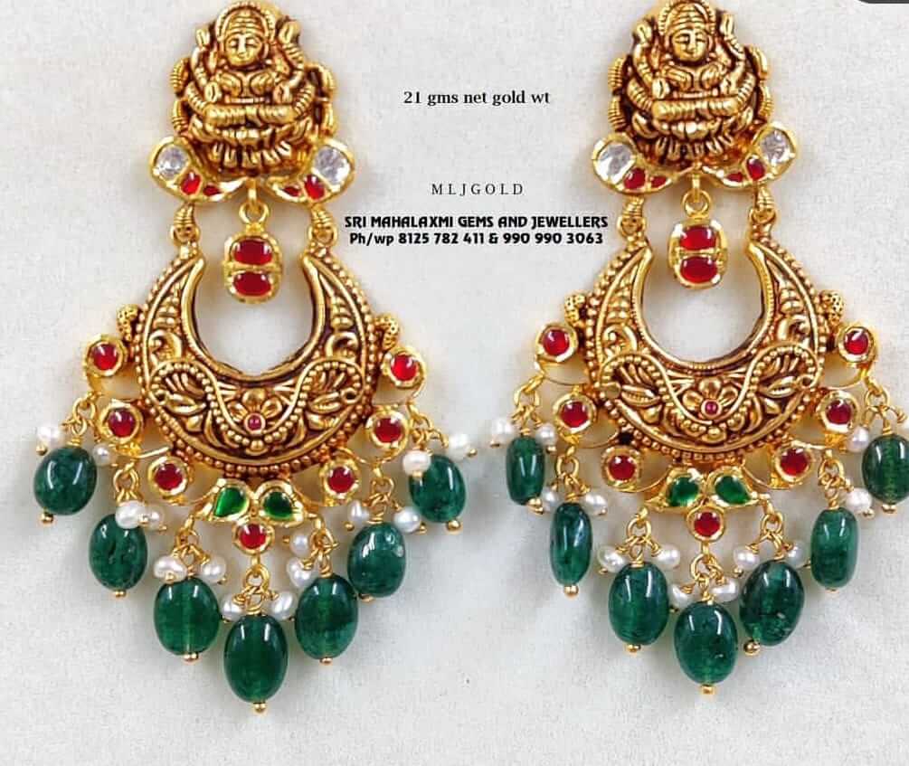 DISCOVER TOP 20 GOLD JUMKHA DESIGNS - South Indians Jewellery
